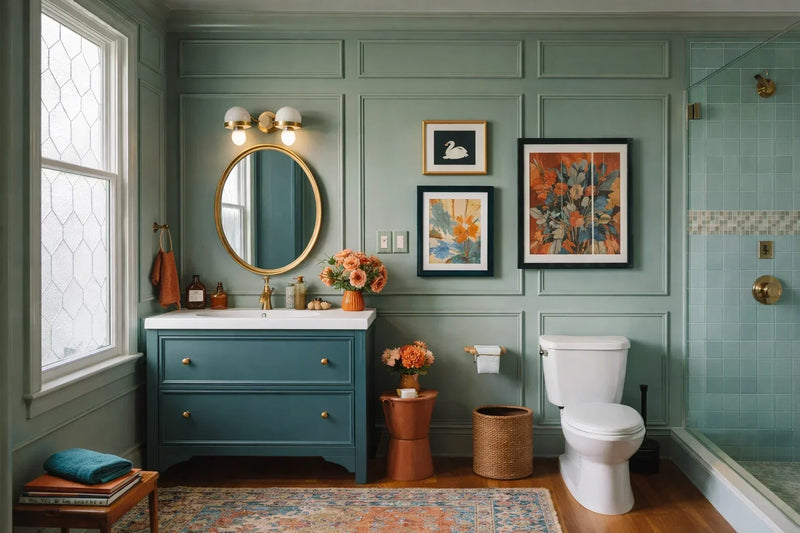 Bathroom Wall Molding Ideas: Modern Designs for Small Bathrooms & Powder Rooms