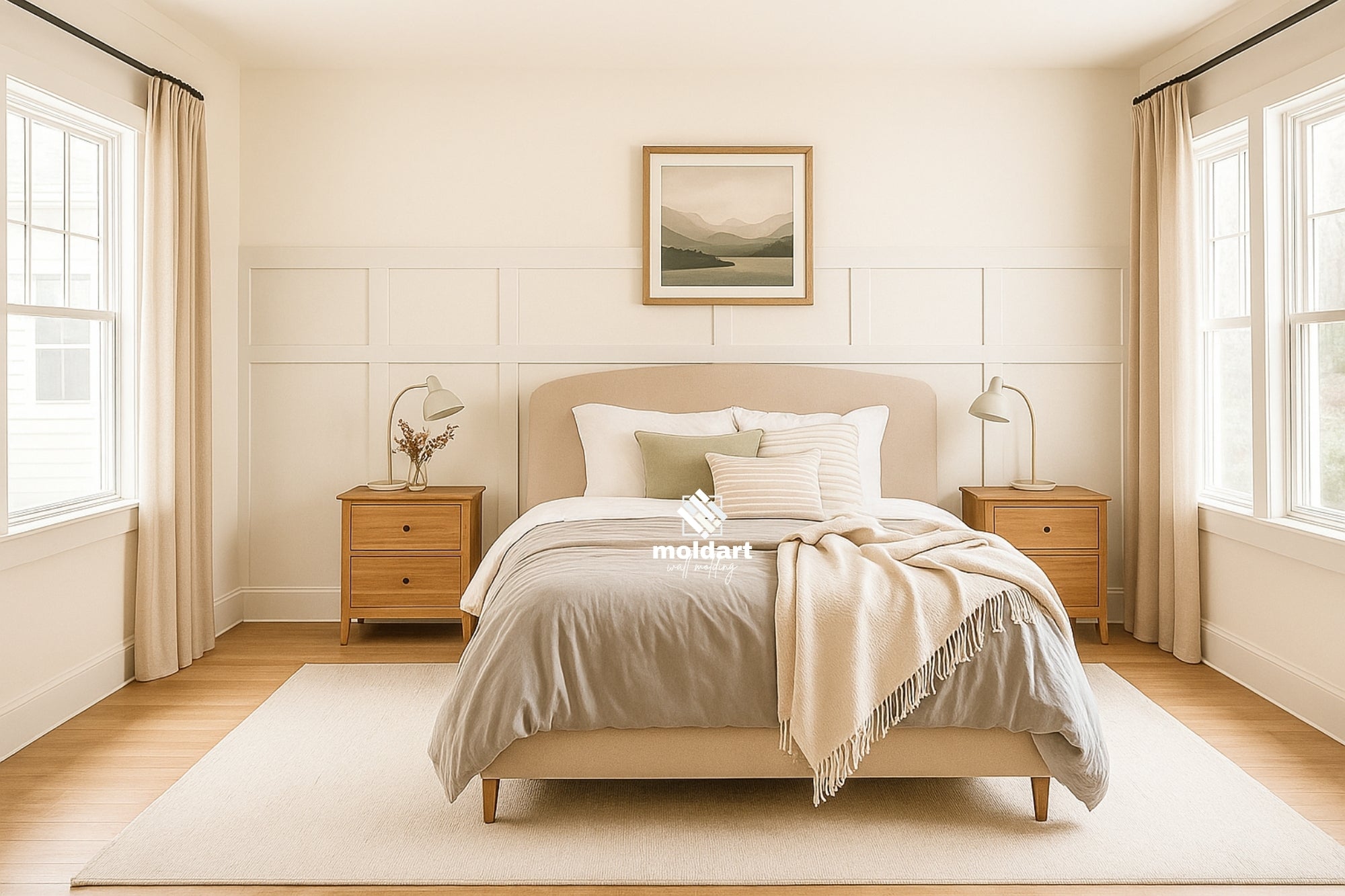 Wall Molding Makeover Series: Scandinavian Style for Every Room in Your Home