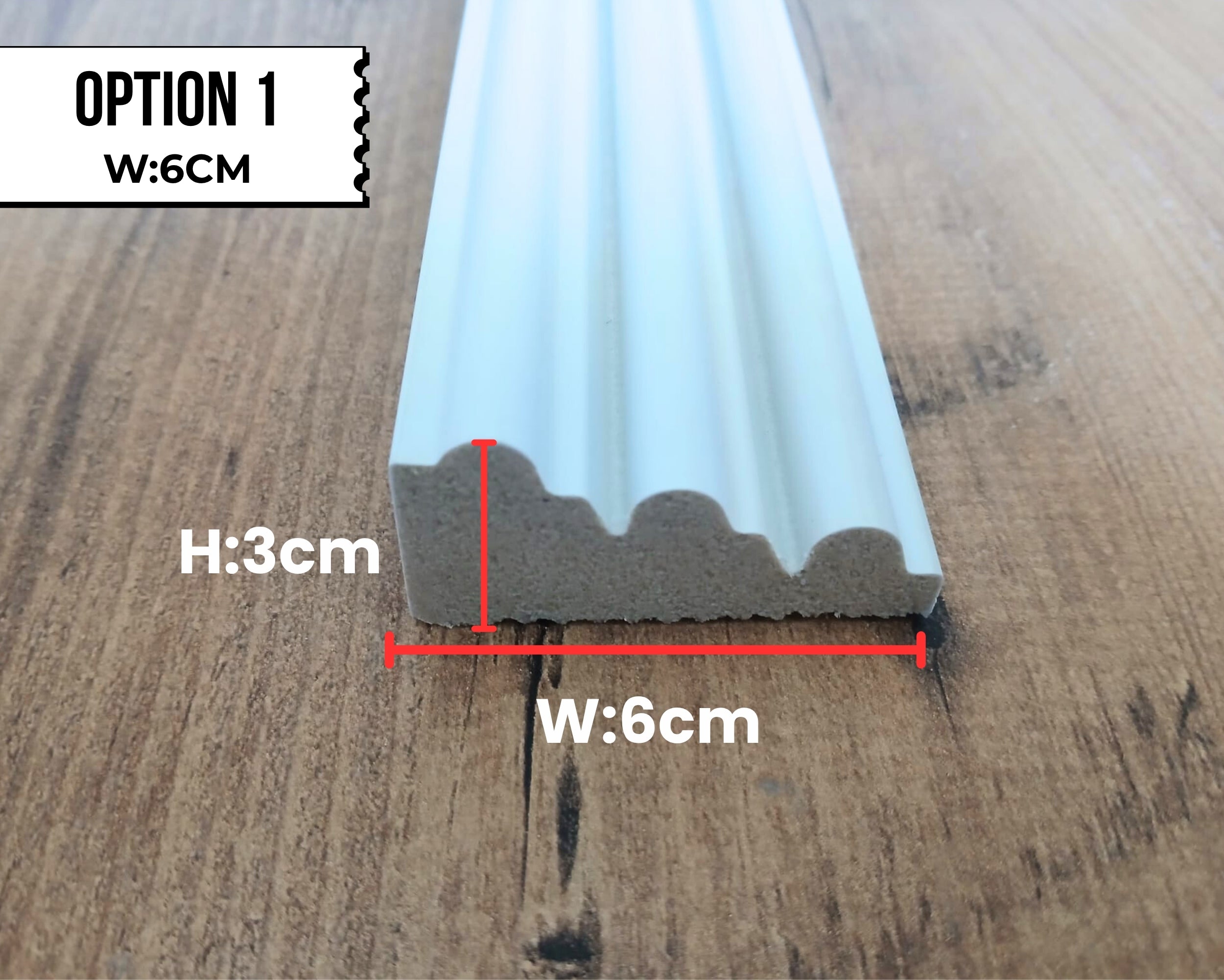 Chairrail Wall Molding- Border Wall Trim