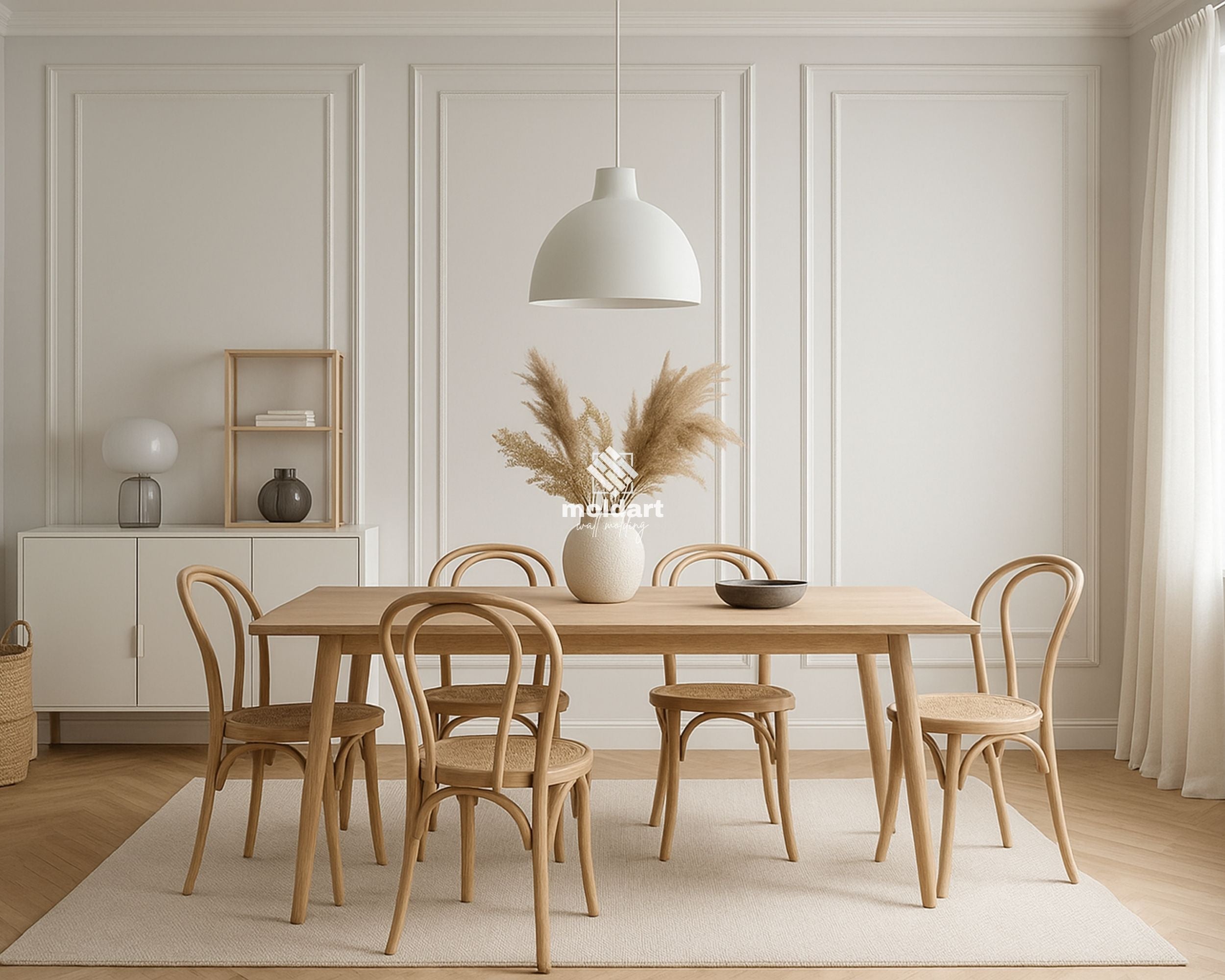 Wall Molding Kit, Nested Rectangle Wall Trim