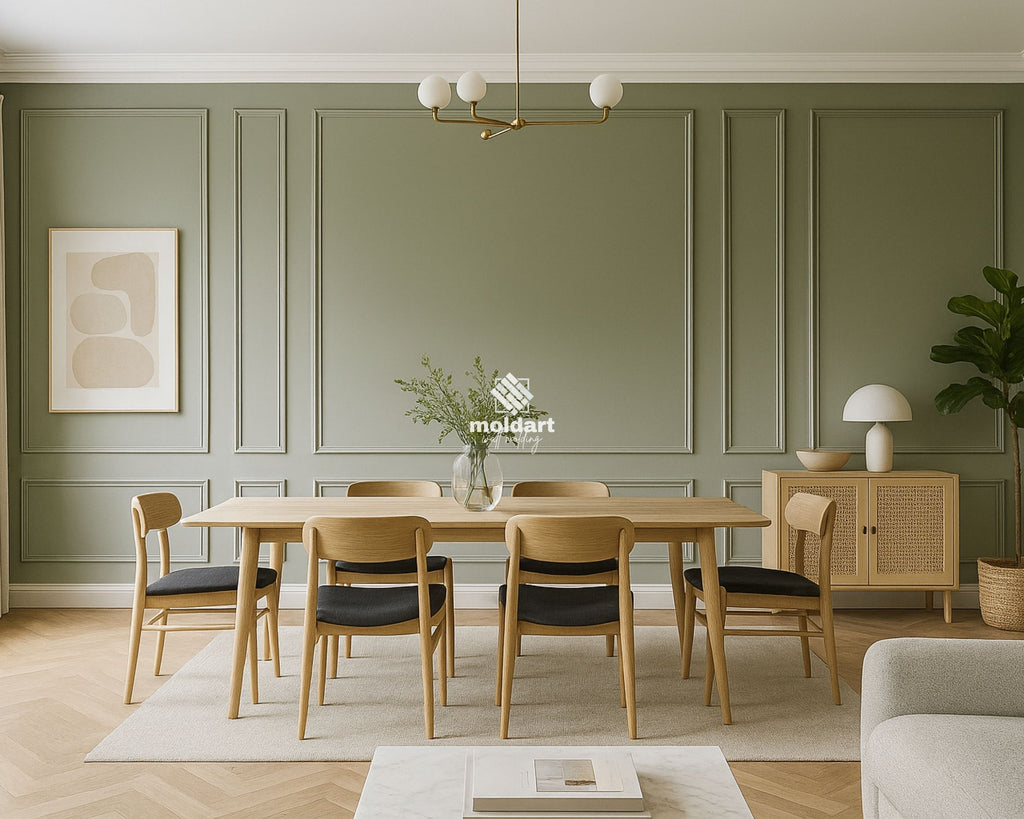 Precut Wall Molding Kit, Ready to Assemble Panels