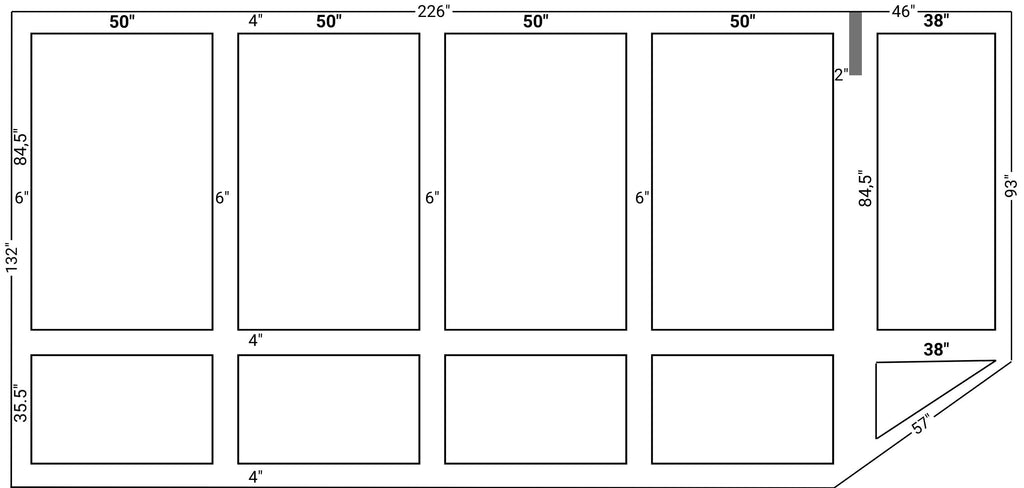 Custom Wall Molding for Yang Zhang, 6cm-4cm-3cm Wall Trim and Chair Rail