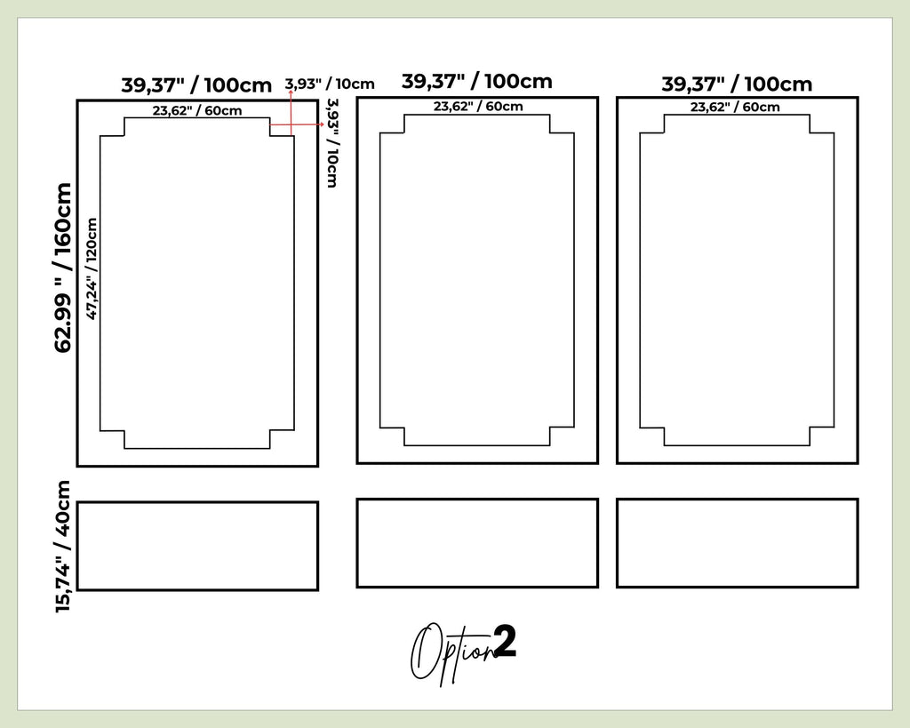 Wall Molding Trim Kit, DIY Accent Wall Panels