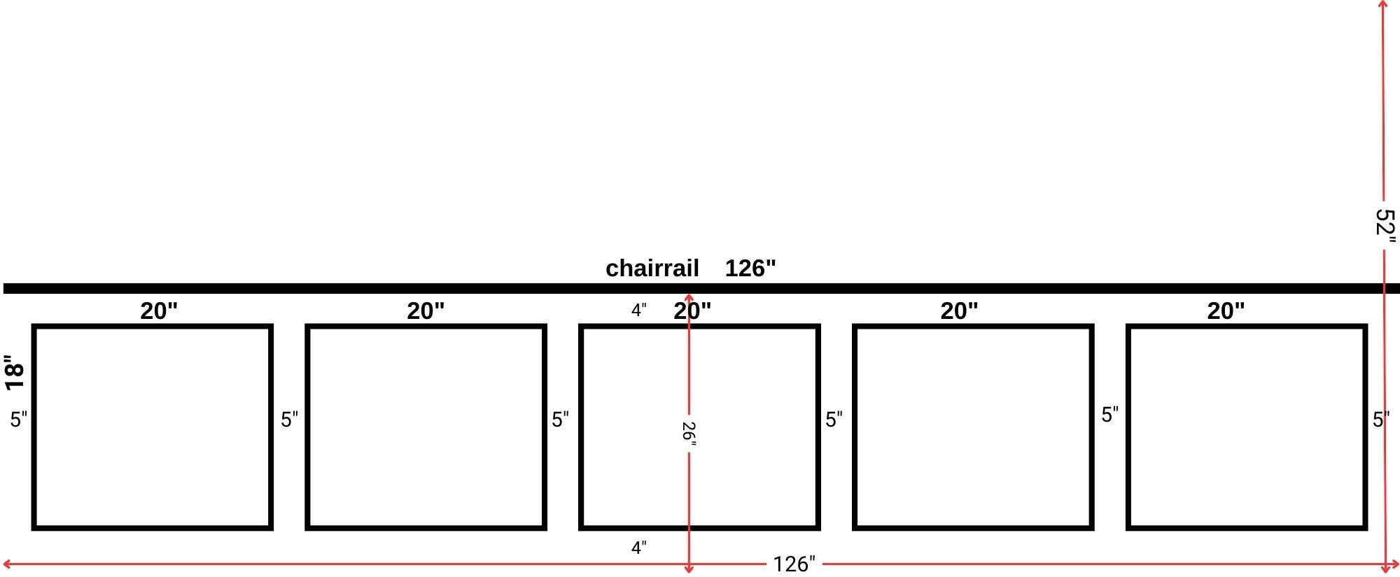 Custom Wall Molding for Yang Zhang, 6cm-4cm-3cm Wall Trim and Chair Rail