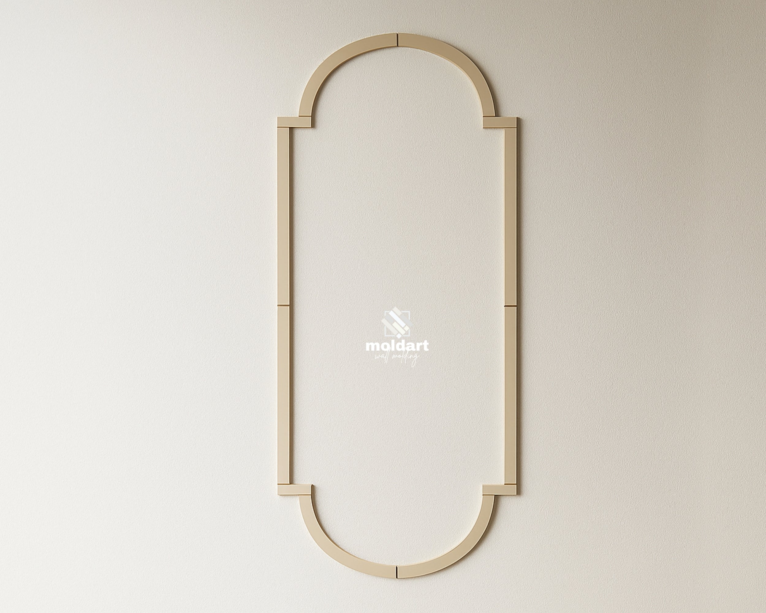 Arched MDF Wall Molding – Decorative Wall Paneling Kit