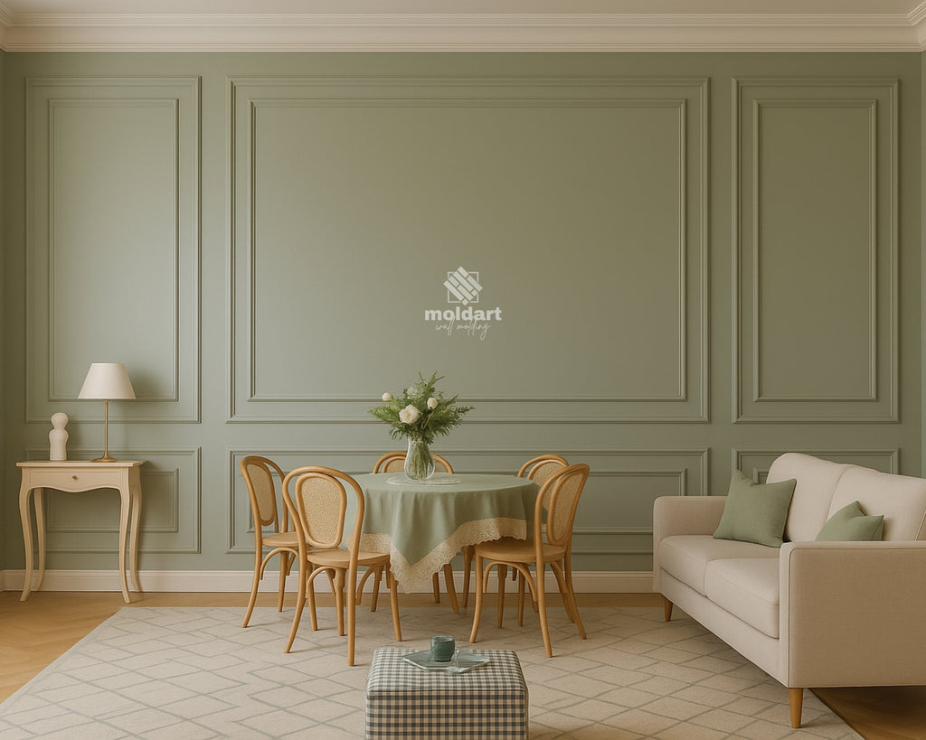 Nested Frame Wall Molding Kit, Pre-Cut Wall Panel