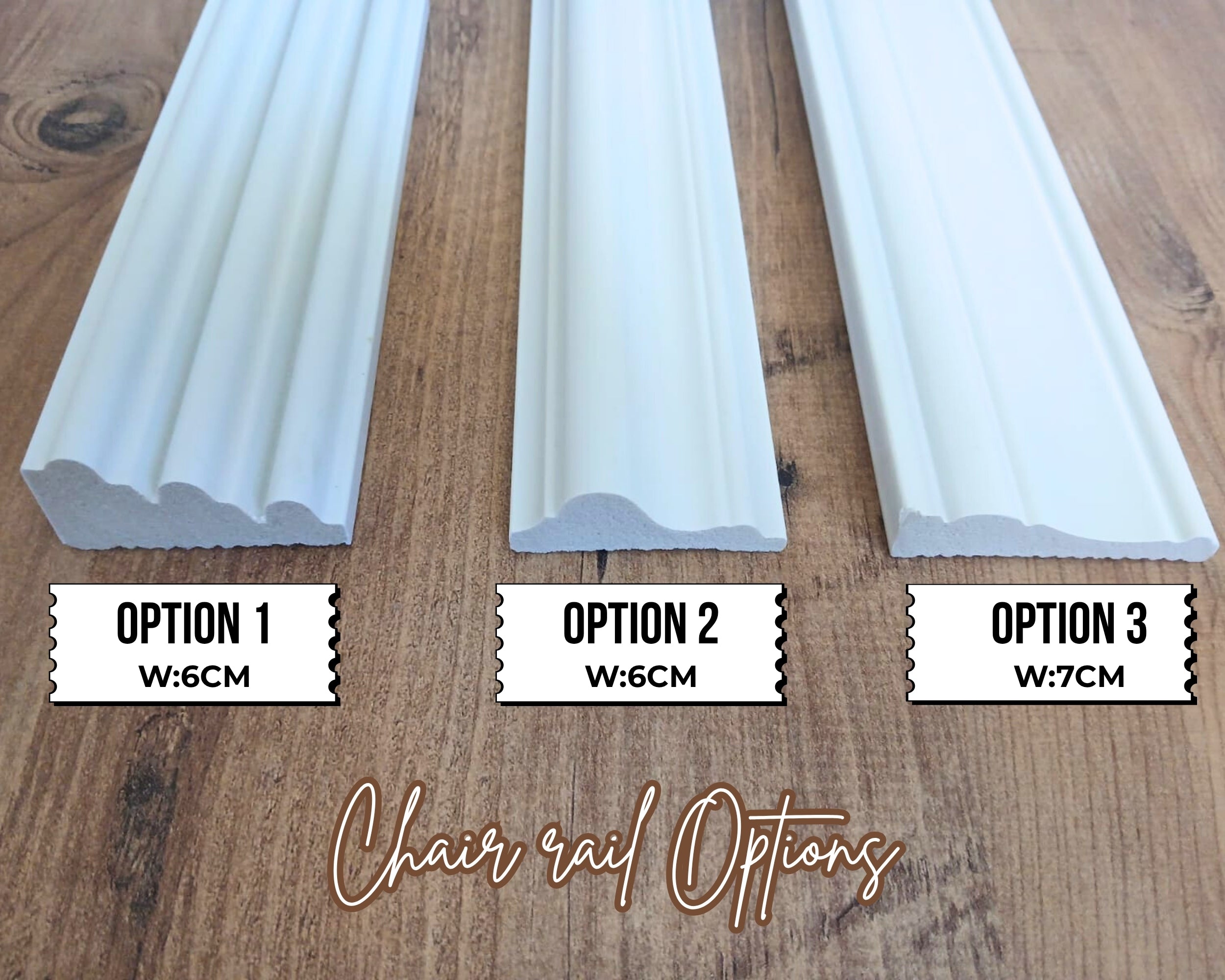 Chairrail Wall Molding- Border Wall Trim