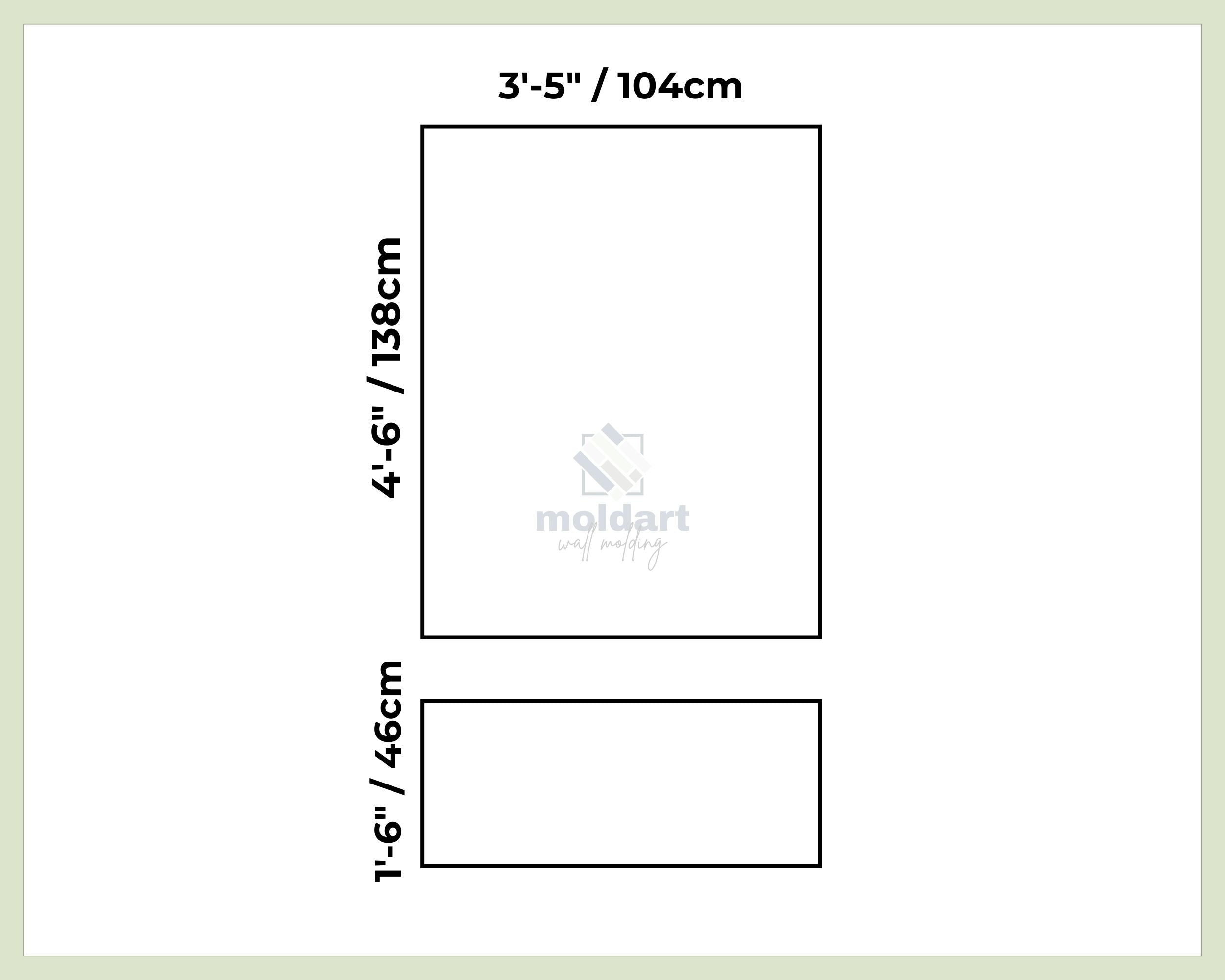 Wall Molding Kit, Picture Frame Wall Panel Kit