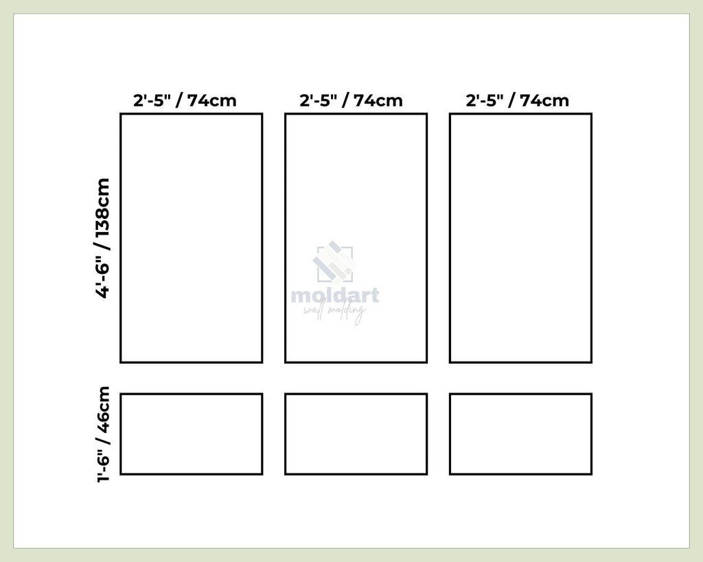 Wall Molding Kit, Picture Frame Wall Trim Kit