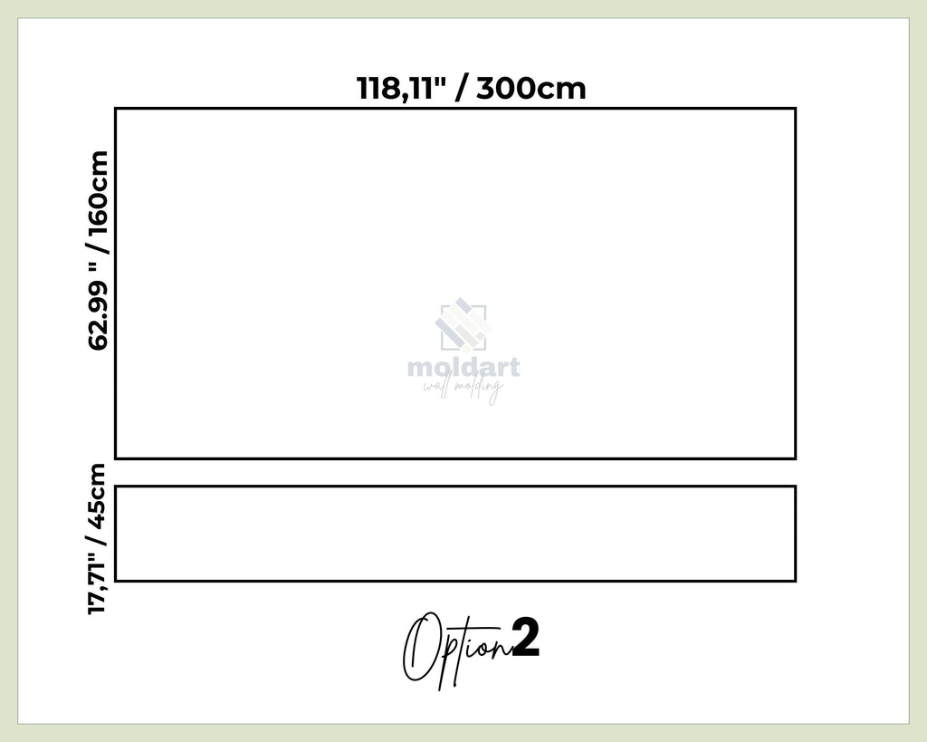 Picture Frame Wall Molding Kit, Pre-cut Wall Trim