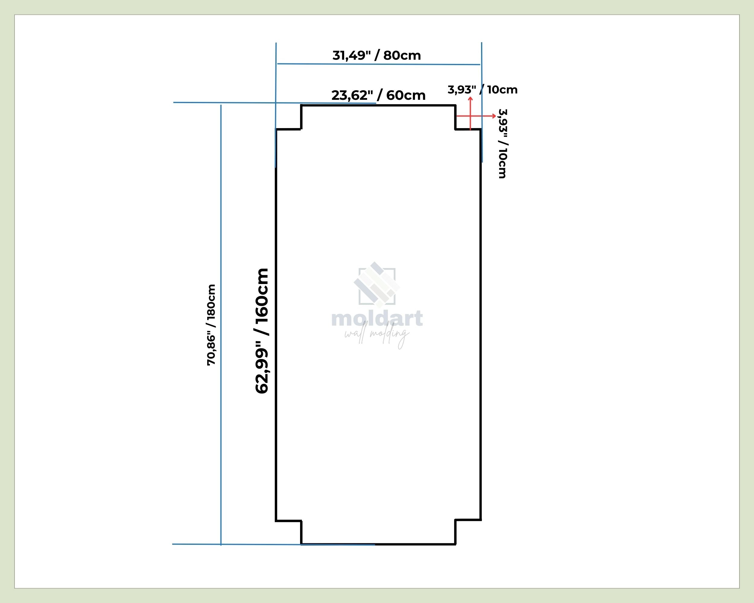 Accent Wall Paneling, Pre-cut Wall Molding