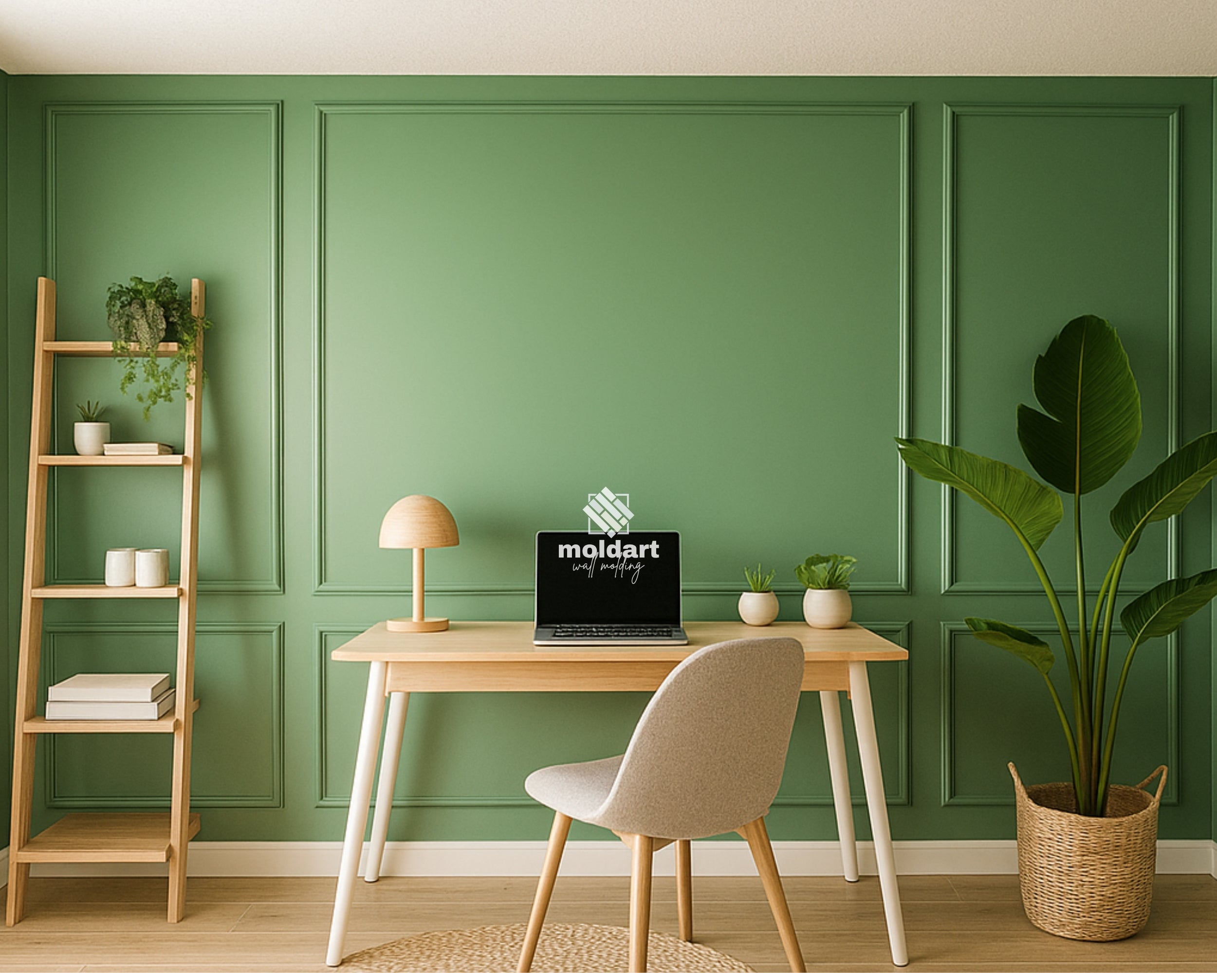 Peel and Stick Wall Molding Kit, Wainscot Paneling