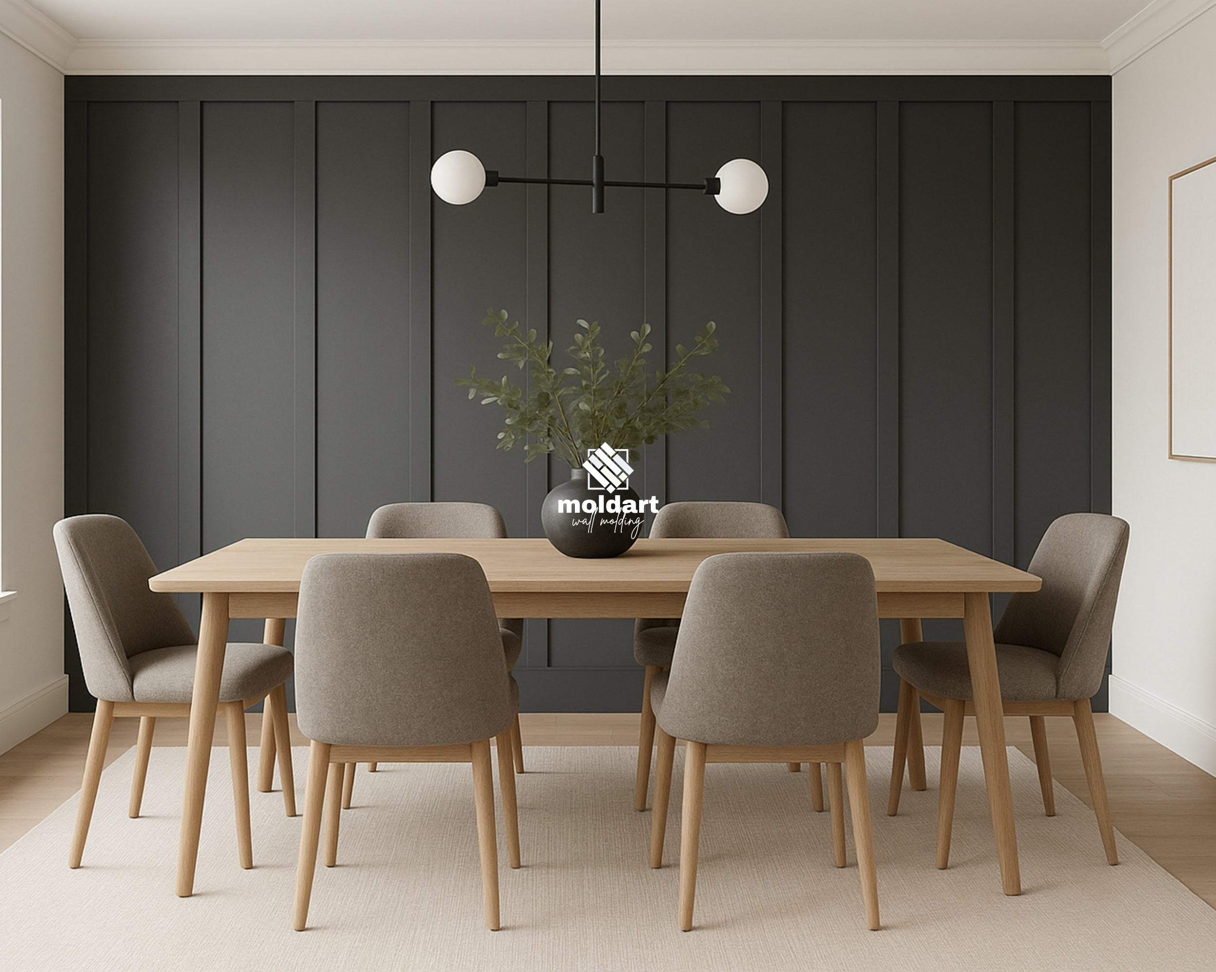 Board and Batten Wall Paneling, Full Wall Shaker Kit