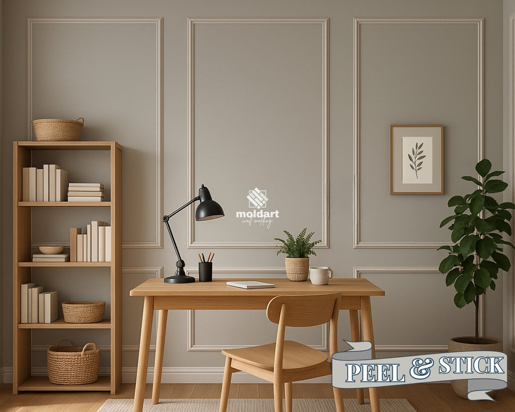 Peel and Stick Wall Molding Kit, Self Adhesive Wall Trim