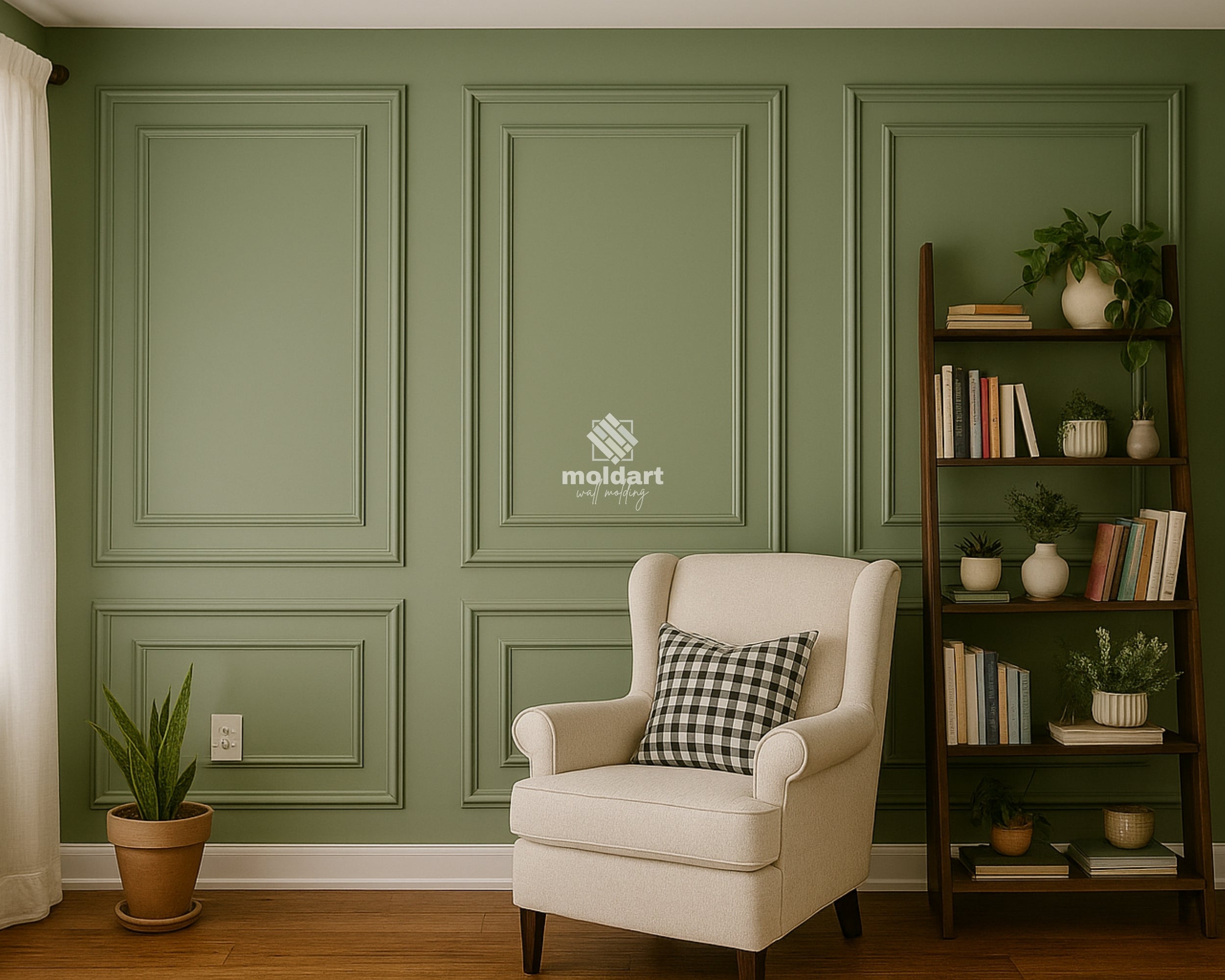 Self Adhesive Wall Trim Kit- Nested Frame Wall Panel