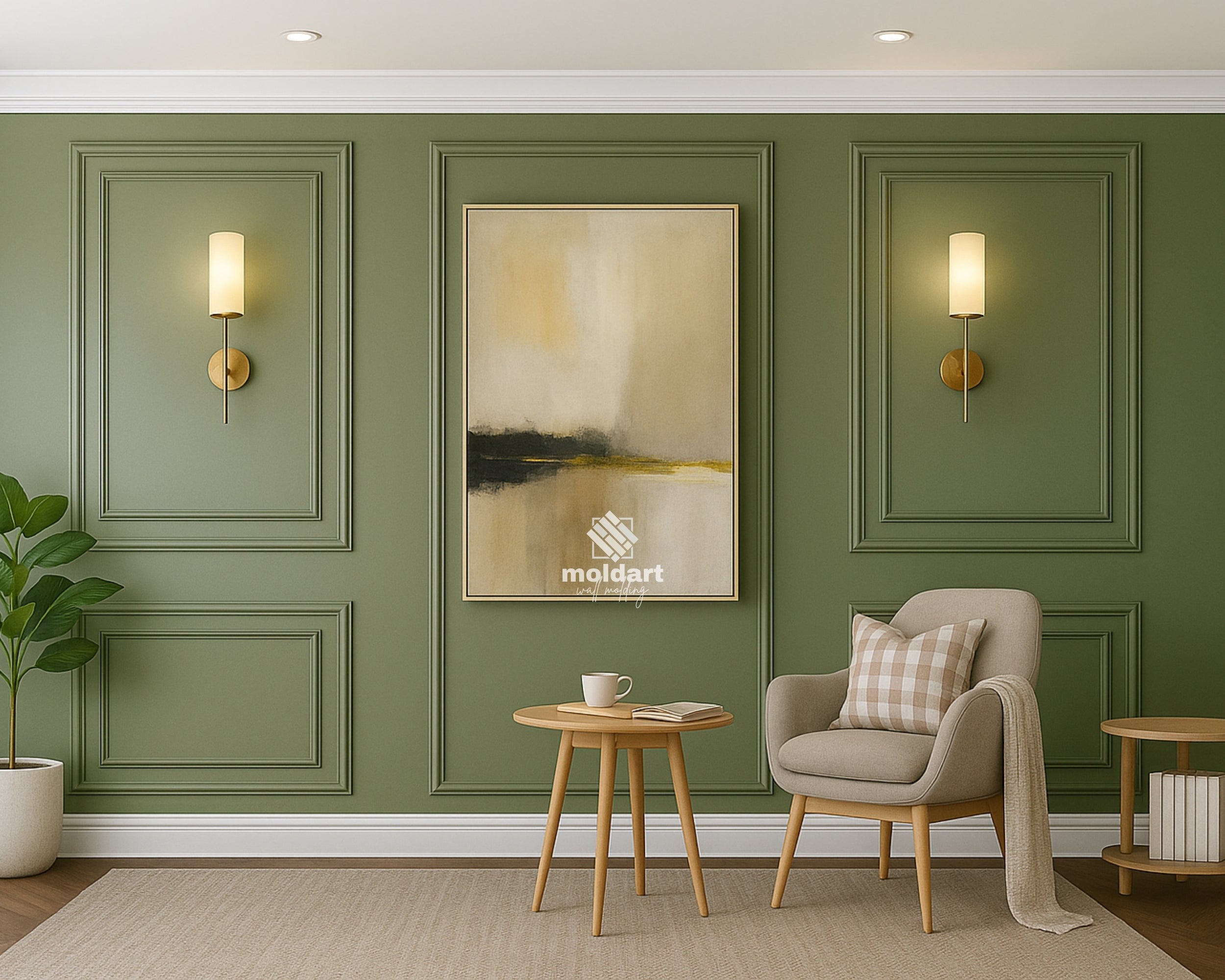 Wall Frame Kit, Pre-Cut Wall Molding