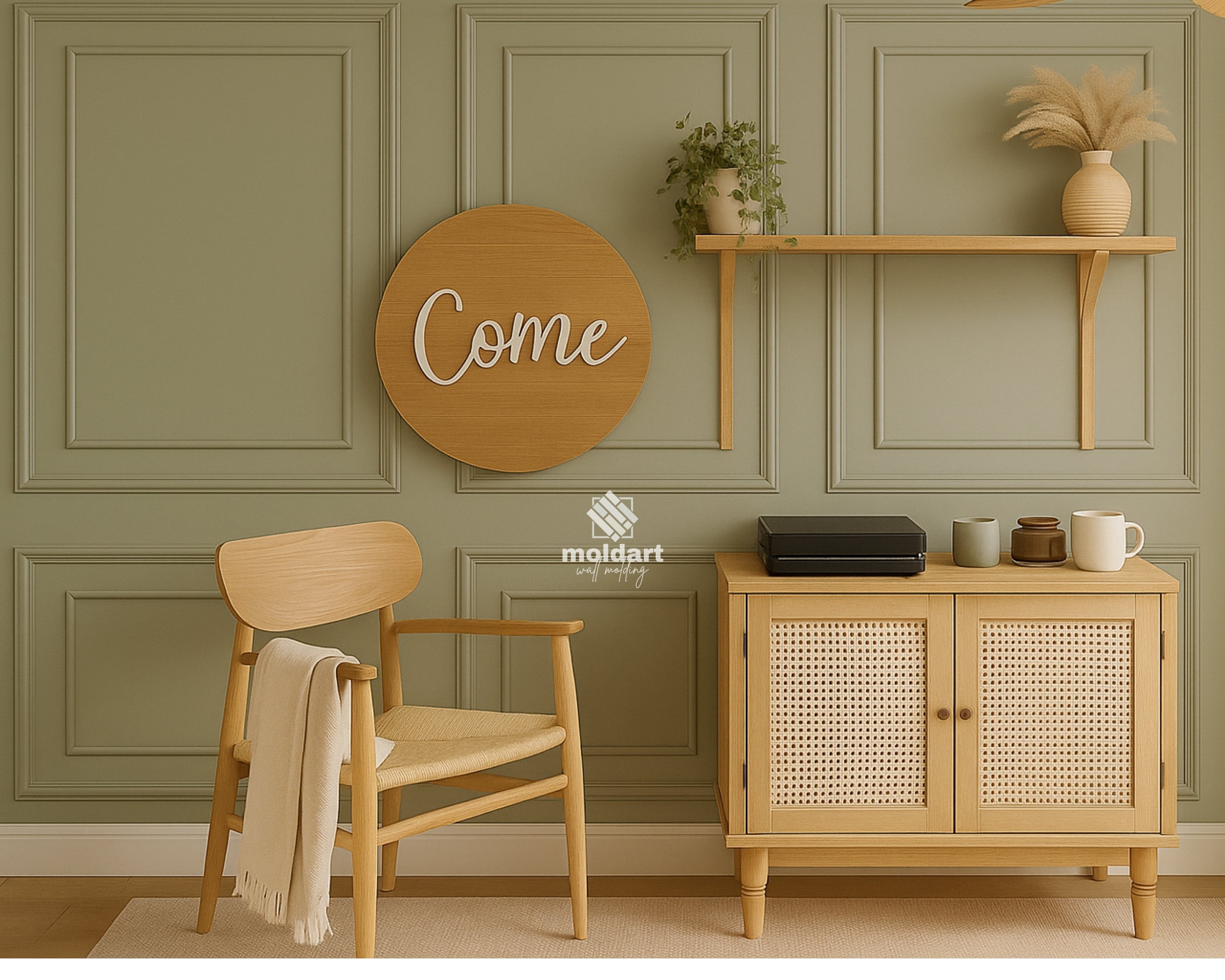 Wall Molding Kit, Nested Frame Wall Panel