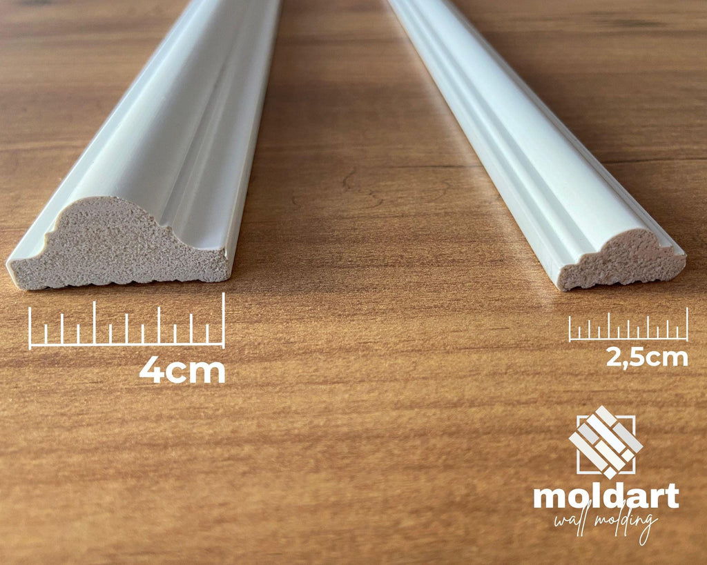 DIY Wall Molding Kit, Pre-Cut Wall Molding Set, Easy Install Wall Moulding Package, Modern Wall Paneling, Wainscoting Panel, Accent Wall Kit