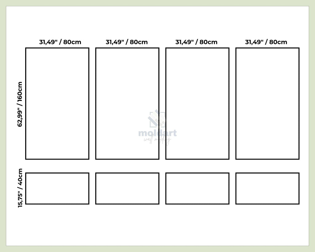 Picture Frame Wall Molding Kit, DIY Wall Moulding Package, Pre-cut Factory Primed Wall Molding Set, Modern Wall Paneling Ideas, Wainscot Kit