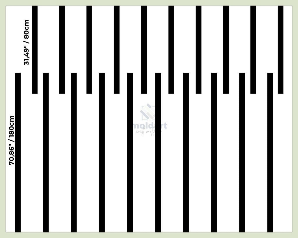 Wall Molding Kit, Flat Wall Trim, Pre-cut Primed Wall Moulding Package, Easy-to-Install Wall Molding, DIY Wainscoting Kit, Accent Wall Panel