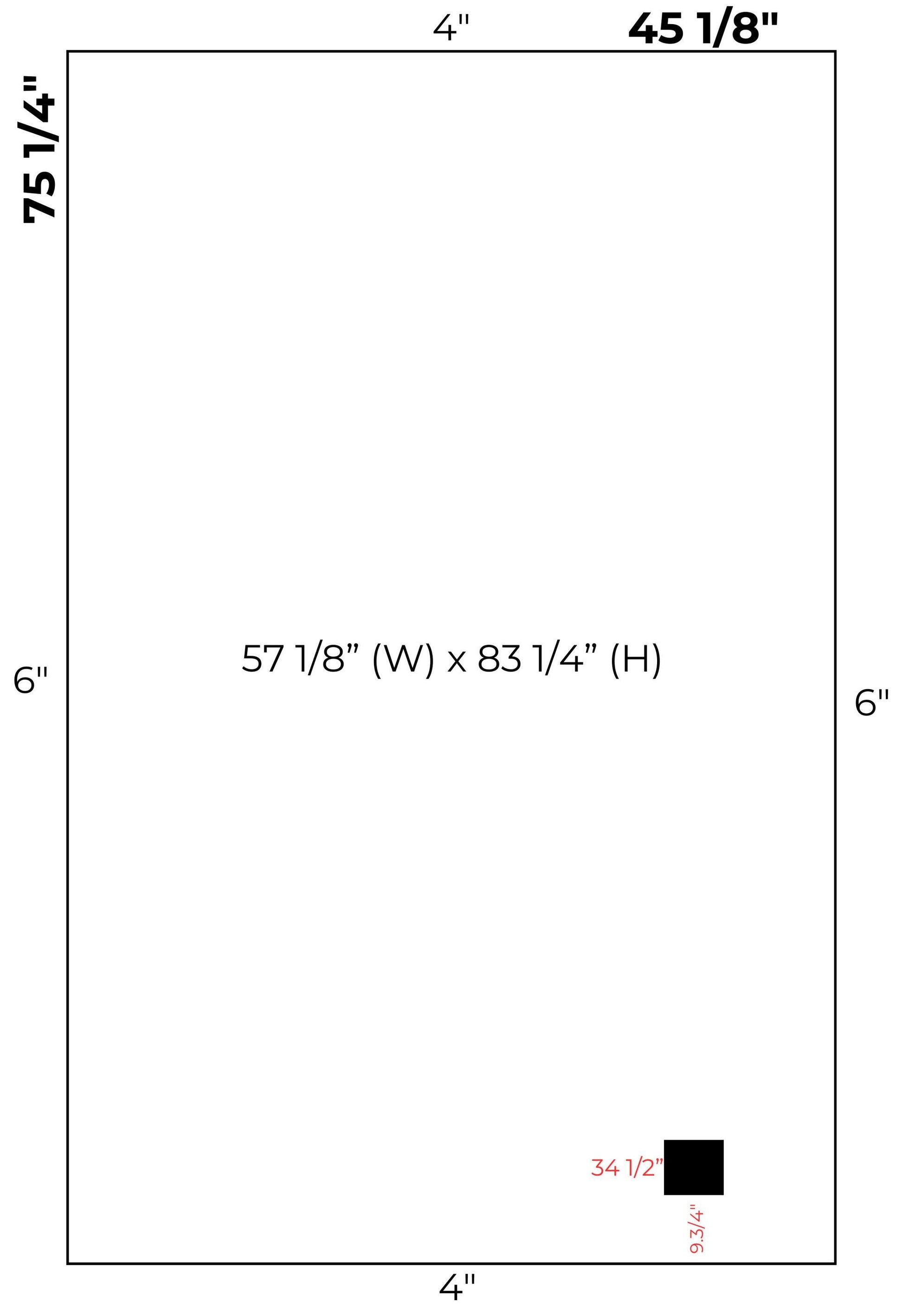 Custom Made Project for Veronica Bedolla- DIY Wall Molding Project- 2,5 Wall Molding- Peel and Stick Wall Molding