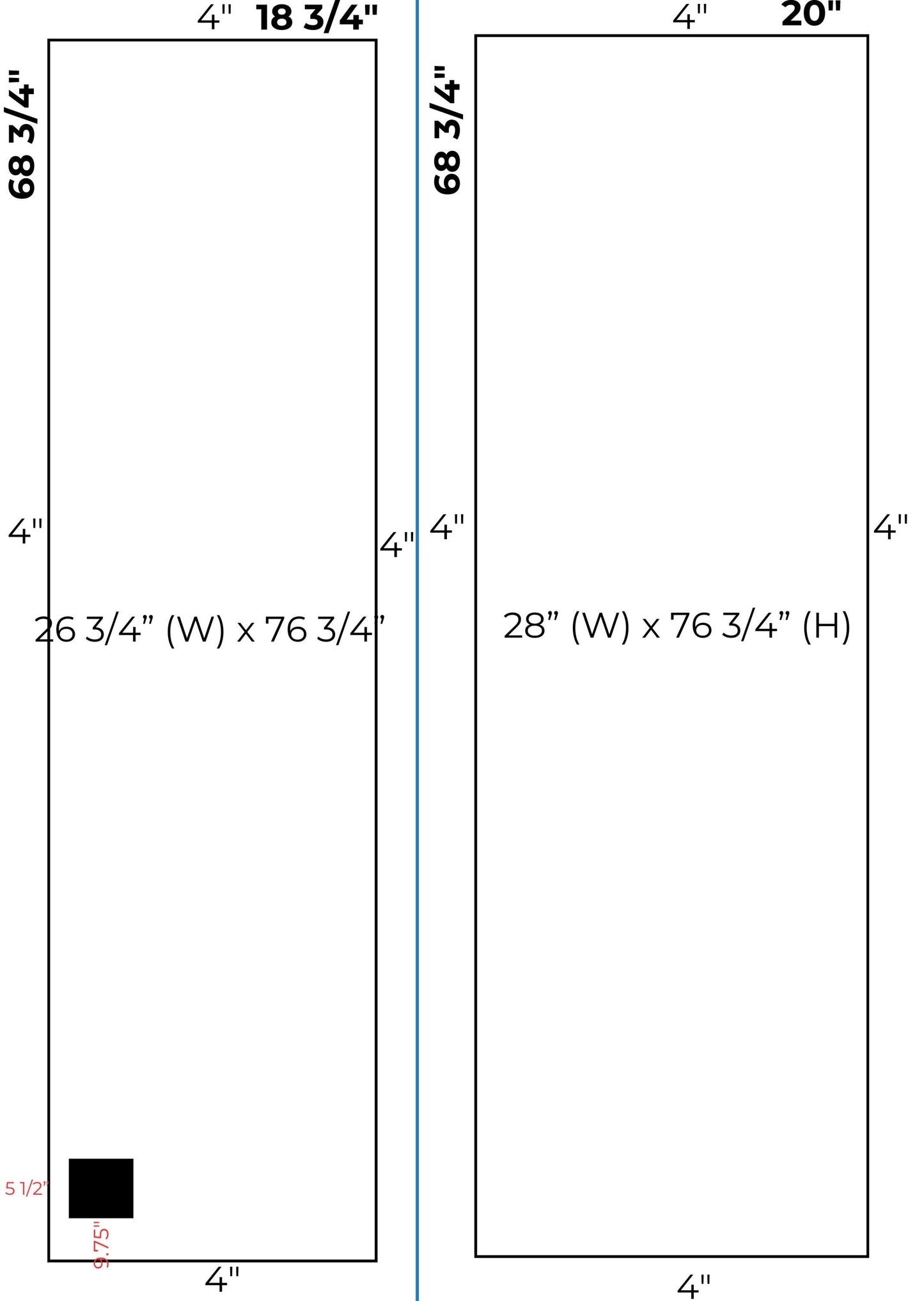 Custom Made Project for Veronica Bedolla- DIY Wall Molding Project- 2,5 Wall Molding- Peel and Stick Wall Molding