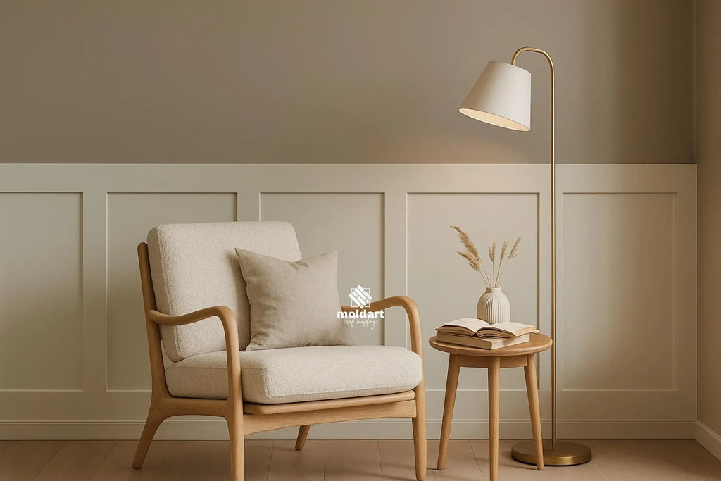 Precut Shaker Panel, Half of Wall Molding Kit