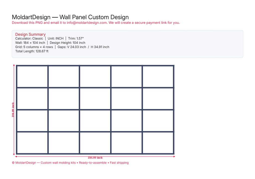 Custom Wall Molding Design – Made to Measure for Your Space!