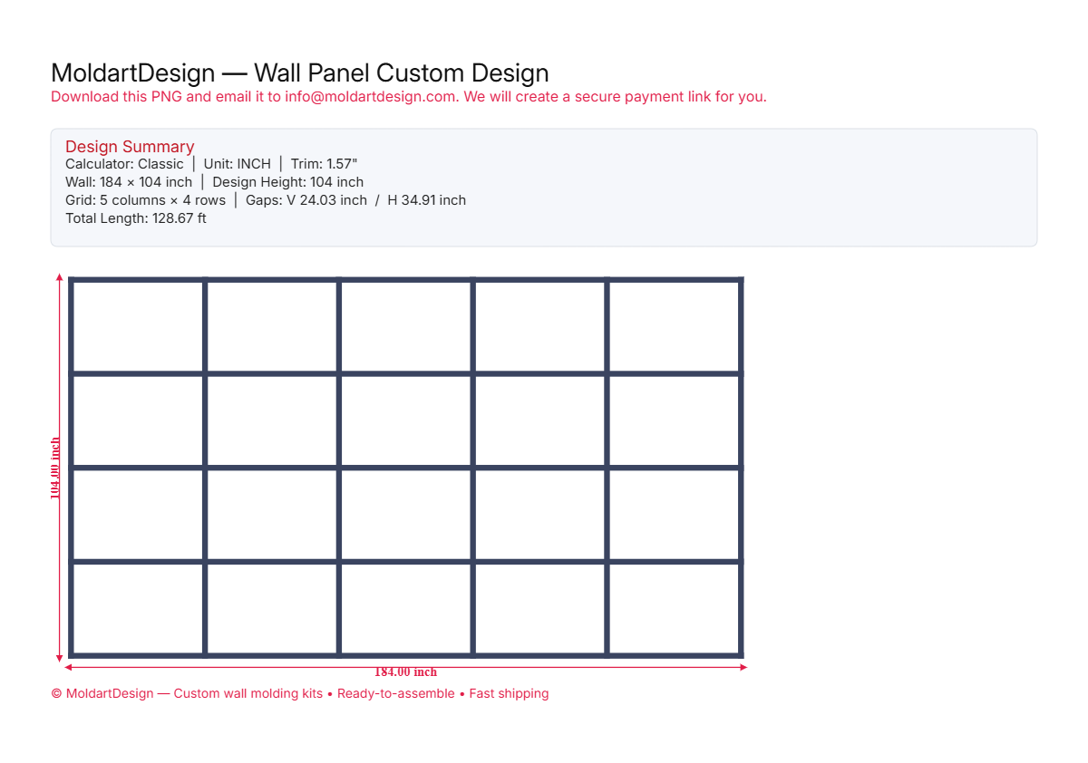 Custom Wall Molding Design – Made to Measure for Your Space!