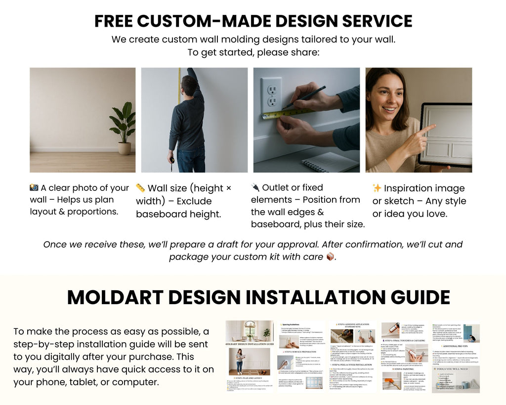 Wall Molding Kit, Accent Wall Design Kit