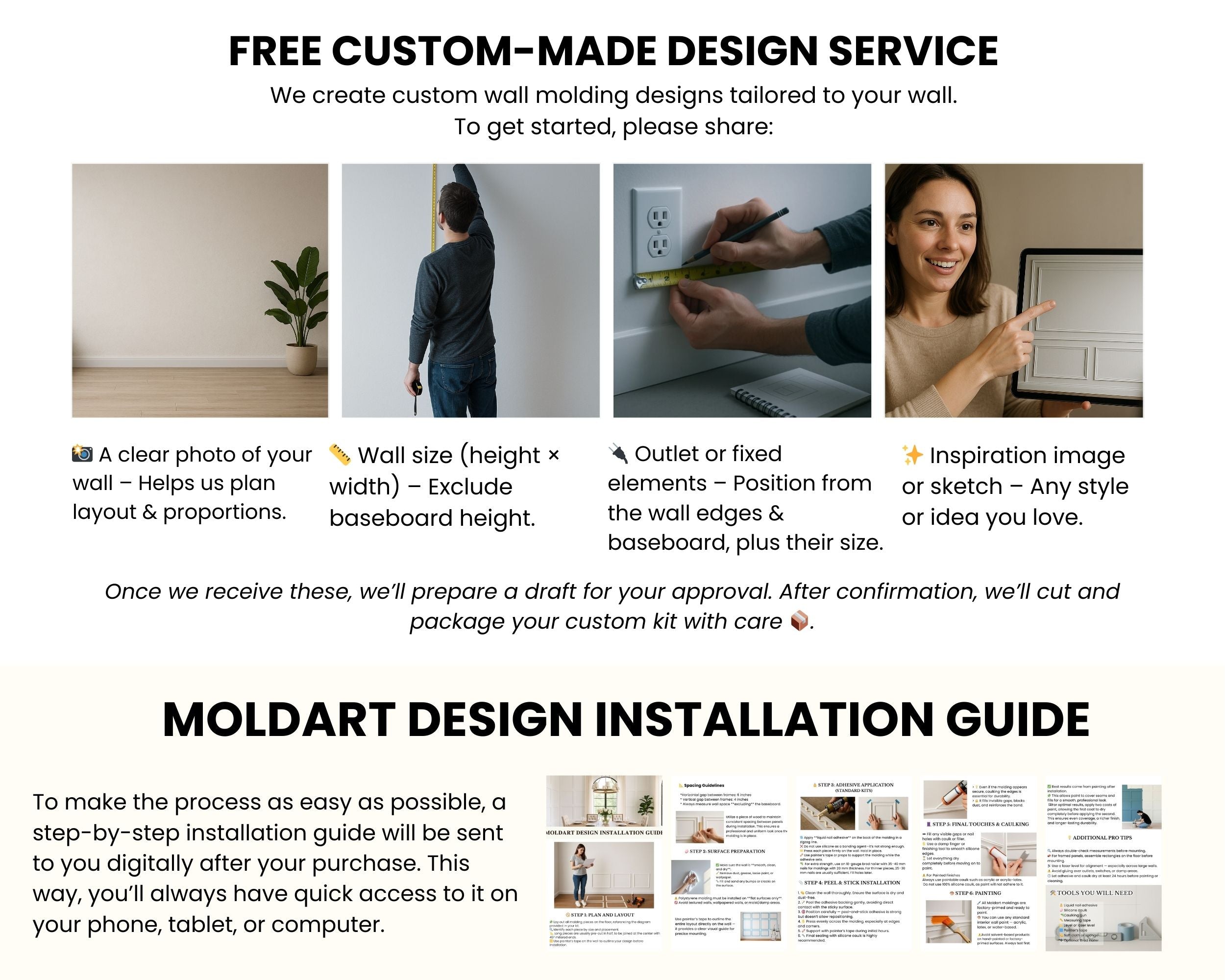 Wall Molding Kit, Accent Wall Design Kit