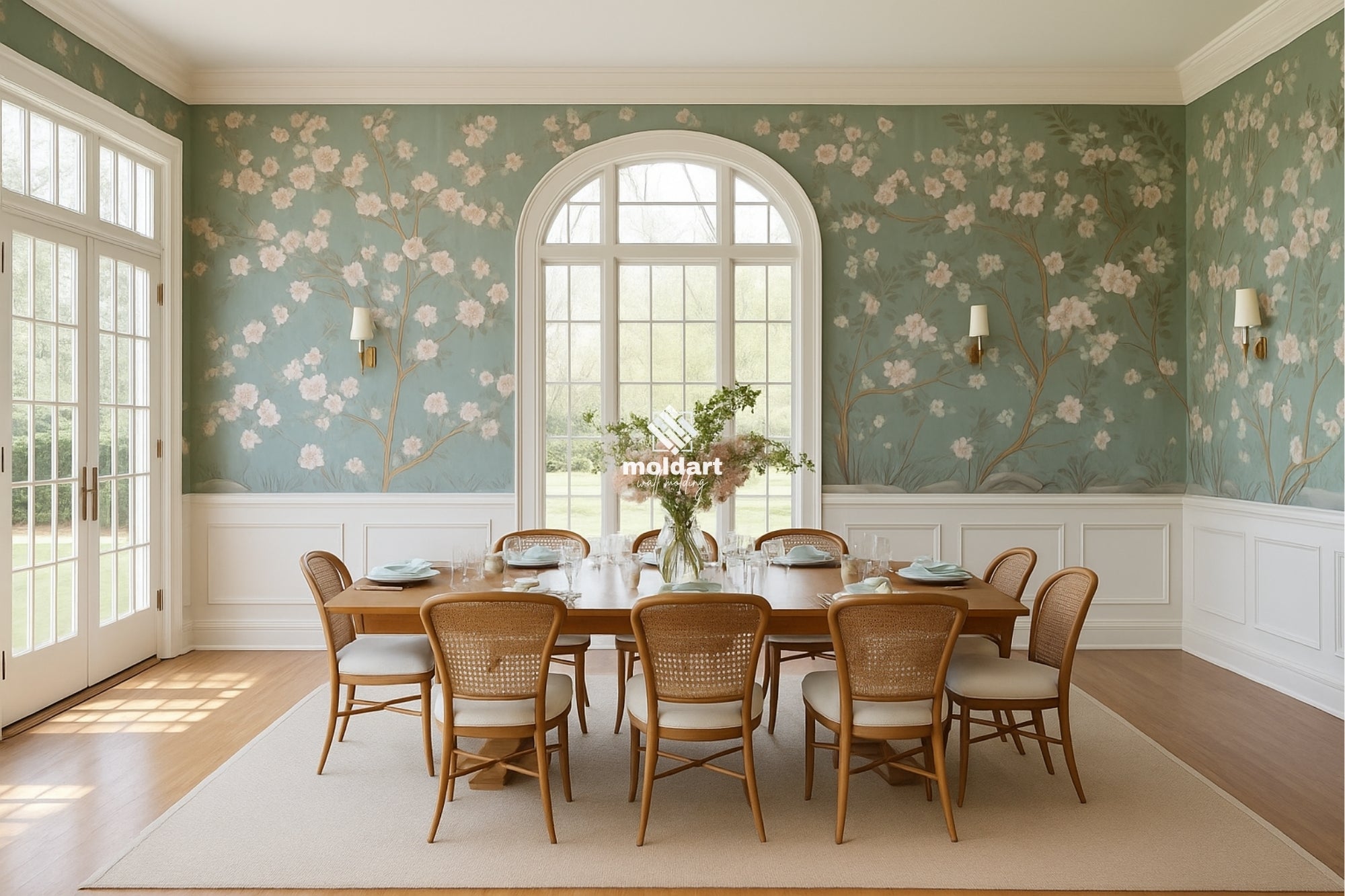 Wall Molding + Wallpaper: The Ultimate Style Combo