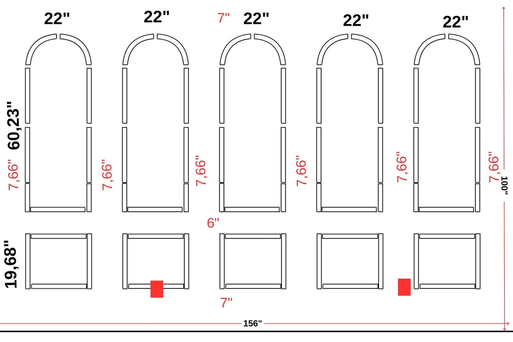 Custom Wall Molding for Suhani Shah, Arch MDF Wall Trim